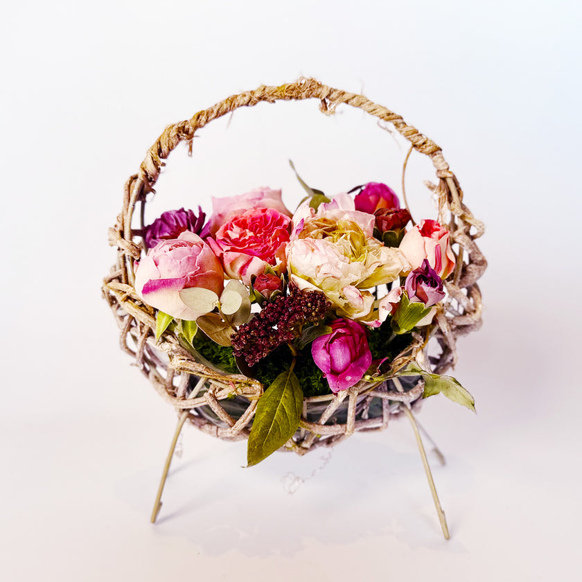 「ムーンアレンジ 」フリーズドライフラワーインテリアシリーズ