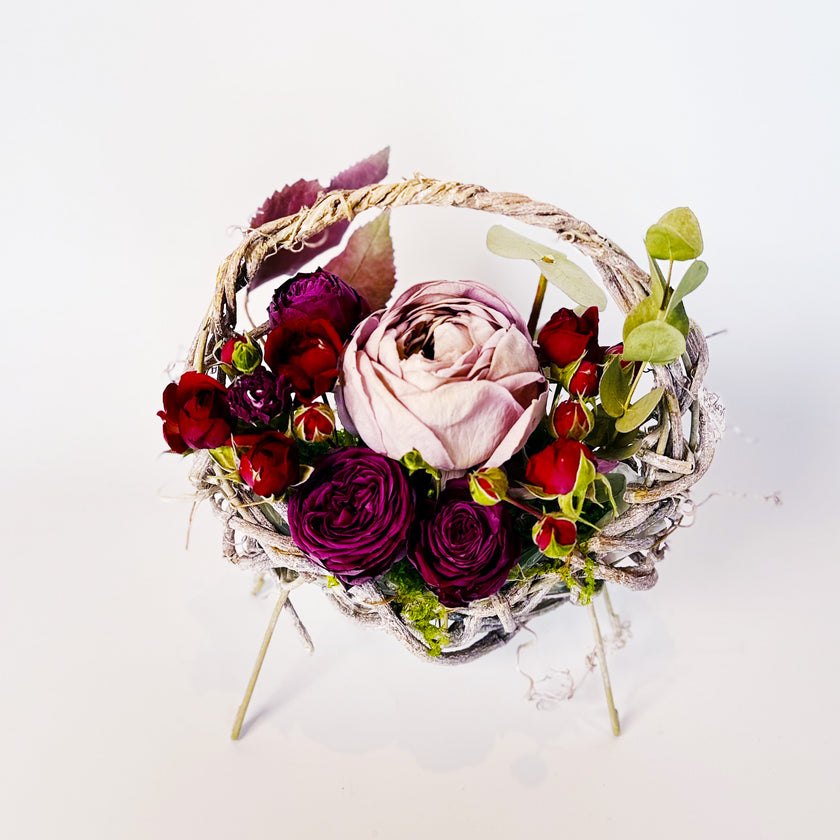 「ムーンアレンジ 」フリーズドライフラワーインテリアシリーズ